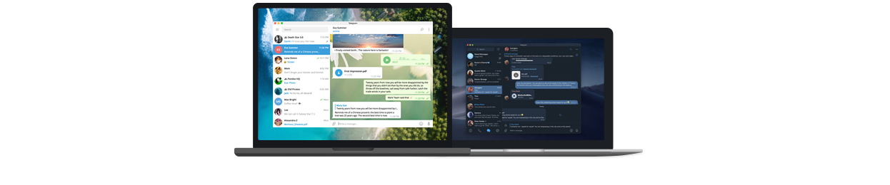 Telegram sincronizzazione cloud multi dispositivo